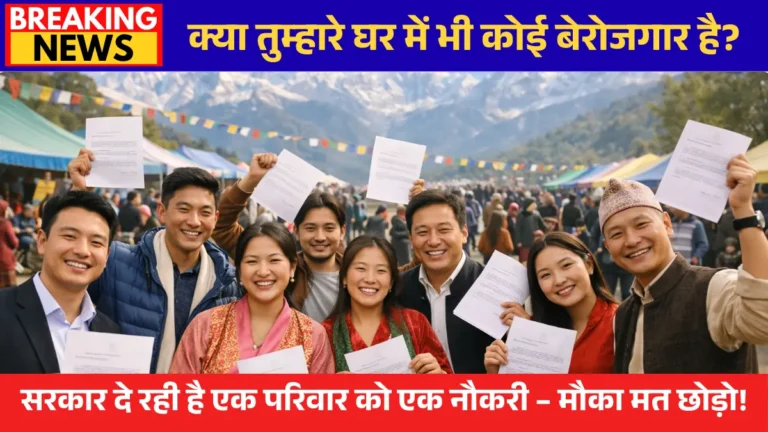 Ek Parivar Ek Nokri Yojna 2026 – one family one job scheme Sikkim Haryana apply online eligibility