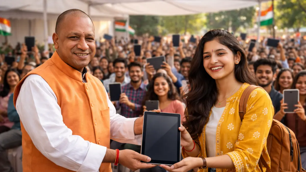 UP Digishakti Yojana 2026 — Free Tablet Smartphone Distribution Process digishakti.up.gov.in